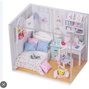 Miniatuurhuisje - bouwpakket - Miniature huisje - Diy dollhouse - Adabelle's Room