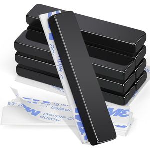 8 stuks zelfklevende sterke neodymium magneten - 50x10x5 mm - voor magazijnen, keukens en opslag