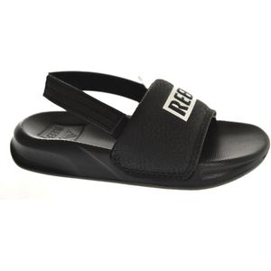 Reef Kids One Slide Jongens Slippers - Zwart/Wit - Maat 31