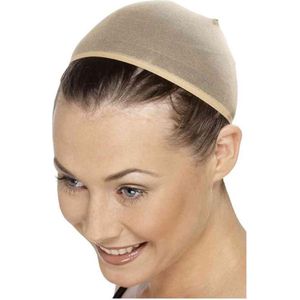 Wig Cap, Nude, Stretches to Cover Hair, in Display Pack