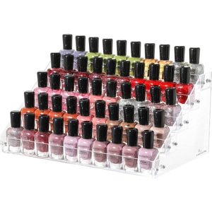 Rapid GLow Nagellak organizer 5 Lagen | Nagellak Organizer Acrylic | Nagellak koffer organizer | Multifunctionele voor thuis en Schoonheidsaloon