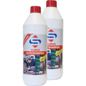 SuperCleaners - Autoshampoo - concentraat - met extra glans - 2 stuks