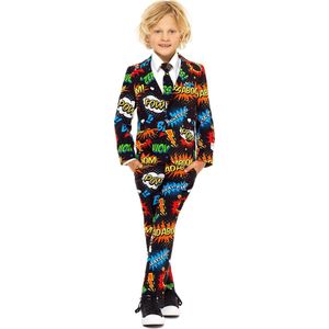 OppoSuits Badaboom - Jongens Kostuum - Gekleurd - Carnaval - Maat 98/104