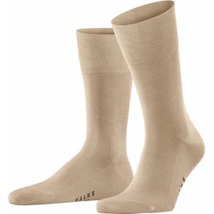 FALKE Tiago hoge kwaliteit zonder motief halfhoog comfortabel  robuust ademend cadeau dekkend Fil D'Ecosse Katoen Beige Heren sokken - Maat 39-40