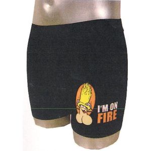 humor - boxershort - I'm on fire - one size