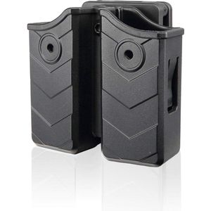 Holster Magazintasche Pistole Walther P99 Sig Sauer p226 Glock 17 19 CZ p-09 Beretta H&K Browning Ruger Steyr S&W Taurus Belt 60° - Passform - HOGE KWALITEIT