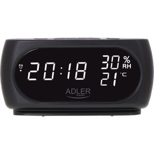 Adler AD 1186 - Wekker - Led - met thermometer