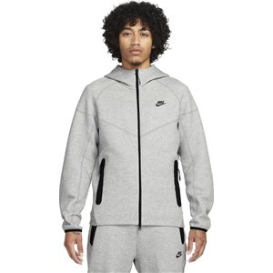 Nike Tech Fleece Sportswear Hoodie - Lichtgrijs Zwart - Maat M - Heren