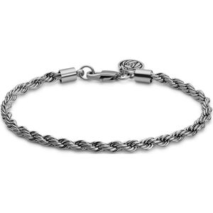 Lucleon - Heren - Roestvrij Staal Schakelarmband - Staal