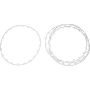 Velgbeschermer 20 Inch Auto - Beschermt Wielranden - Stoepranduitslag - Sieraccessoires - Model Y 2021-2023 (WHITE) .