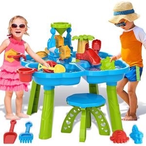 Zand- en watertafel voor peuters - 28-delige accessoireset voor jongens en meisjes van 3 tot 6 jaar oud