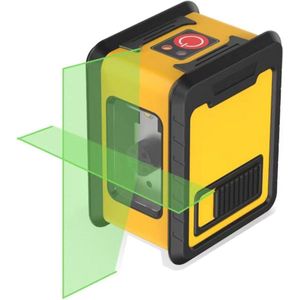 Zelfnivellerende Groene Laser Waterpas voor Horizontale en Verticale Metingen - 15 m Werkbereik, IP54, Ideaal voor Bouw en Interieuroptimalisatie