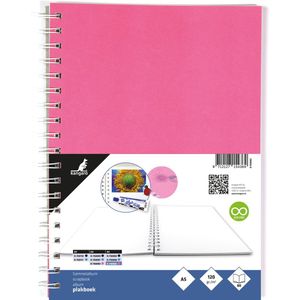 Kangaro plakboek - A5+ - 120 grams - 80 pagina's - roze - K-750082