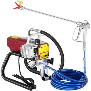 Hoge Druk Verfspuit - Verfpistool - Verfspuitsysteem - Verfspuiten Muurverf - Spuitpistool Verf - 1800W