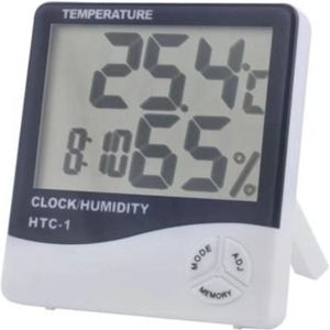 Digitaal weerstation | thermometer| hygrometer | klok | weerstation draadloos binnen buiten | weerstation binnen | weerstation draadloos