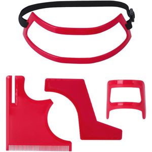 Baard Shaper - Haarlijn Sjabloon Kit voor Perfecte Baard en Snor Trim