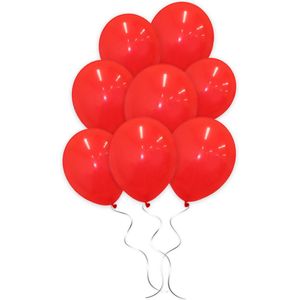 LUQ - Luxe Rode Helium Ballonnen - 25 stuks - Verjaardag Versiering - Decoratie - Feest Latex Ballon Rood