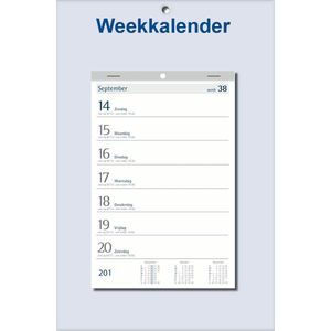 Castelli weekkalender op schild 2021