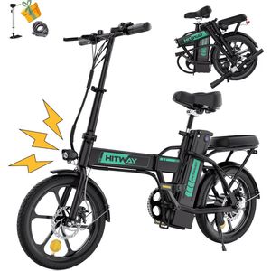 Hitway BK5 Elektrische Fiets - Opvouwbaar E-Bike - 250W- 8,4Ah - Zwart