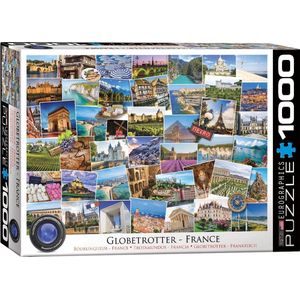 Eurographics puzzel France - Globetrotter - 1000 stukjes