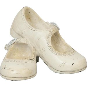 Clayre & Eef Beeld Schoen 12x10x8 cm Beige Polyresin Woonaccessoires