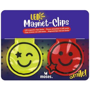 Magneet clips met lichtgevende smileys LED