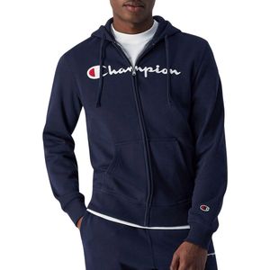 Champion Big Logo Fleece Full Zip Hoodie Heren - Maat XL