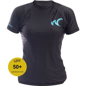 Watrflag Rashguard Murcia - Dames - Zwart - UV beschermend surf shirt regular fit XS