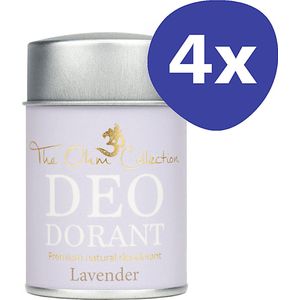 The Ohm Collection Deodorant Poeder Lavender (4x 50gr)