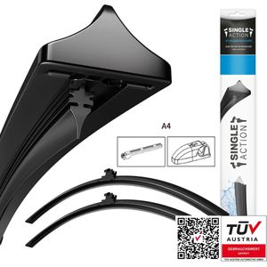 SingleAction Ruitenwissers | Audi S4 Cabriolet, bj 02.2004 - 03.2009