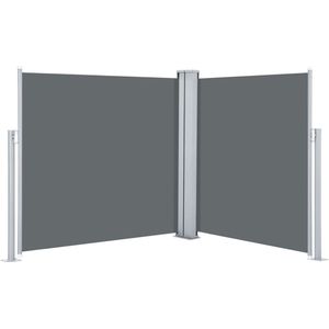 vidaXL - Windscherm - uittrekbaar - 120x600 - cm - antraciet