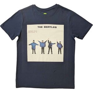 The Beatles - Help! Album Cover Heren T-shirt - L - Blauw