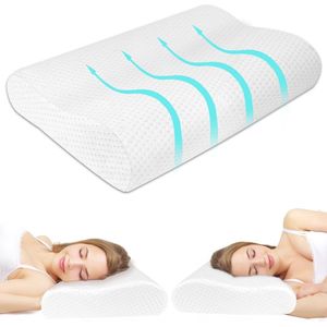 Comfortabel Traagschuim Hoofdkussen - Ergonomisch Ontwerp voor Duwen en Zijslaap