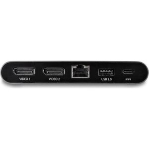 StarTech.com Dual monitor USB-C 5-in-1 multiport adapter 2 x 4K DisplayPort 100W PD 3.0