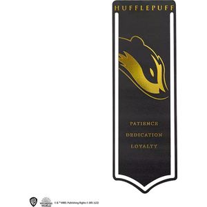 Cinereplicas Hufflepuff / Huffelpuf Crest / Wapen Metal Bookmark - Harry Potter