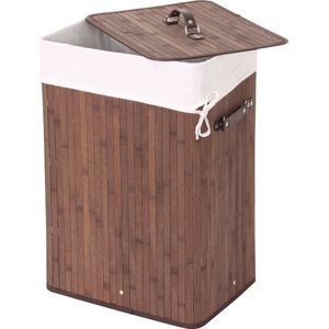 Cosmo Casa Wasmand - Wasbox - Wasbak - Bruin - Bamboe - 61x43x32cm