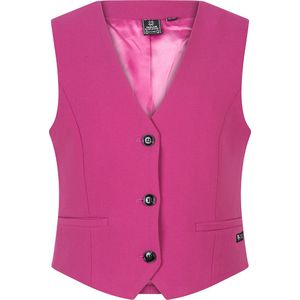 Meisjes gilet - Festival roze