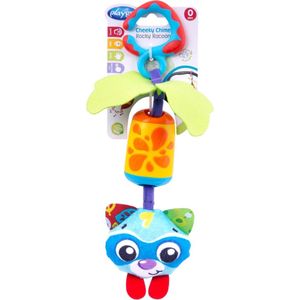 Playgro Chime Rocky Wasbeer Hangspeeltje - Kinderwagen accessoire - Wandelwagenspeeltje