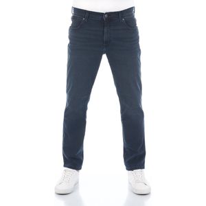 Wrangler Heren Jeans Broeken Texas Slim Stretch slim Fit Blauw 38W / 30L Volwassenen