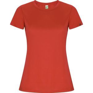 Rood dames ECO sportshirt korte mouwen 'Imola' merk Roly maat XL