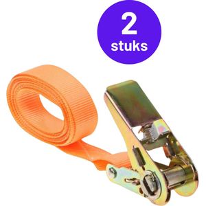AVOID Spanbanden met Ratel 2 Stuks - 5m - 700 kg Belastbaar - Polyester