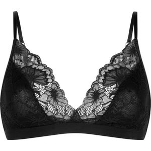 Hunkemöller Dames Lingerie Bralette Stormi - Zwart - maat S