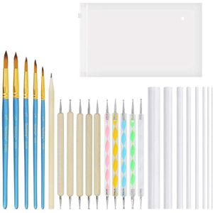 Set van Penselen - Kwasten - Verven – Schilderen - Painting Brush Set - Schilderen verf kwasten