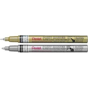 VILTSTIFT PENTEL MFP10 PAINT NAALD 0.7MM ZILVER