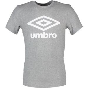 Umbro large logo tee grijs wit UMTM0138, maat XL