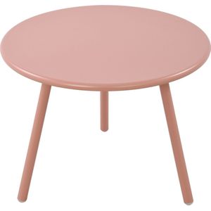 CLP Minot Salontafel - Rond - Bijzettafel - loungetafel - Rond - Tuintafel - voor buiten en binnen - weer- en UV-bestendig - roze
