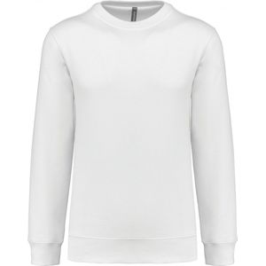 Sweatshirt Unisex XS Kariban Ronde hals Lange mouw White 80% Katoen, 20% Polyester