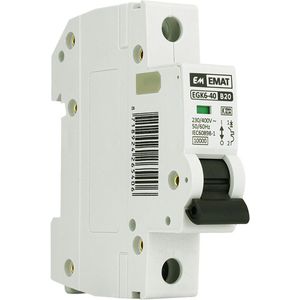 EMAT Installatieautomaat 1P 20A B-karakteristiek
