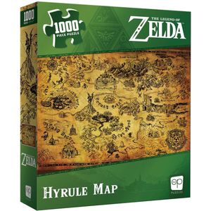 The Legend of Zelda: ""Hyrule Map"" Puzzel - Puzzel 1000 Stukjes - The Legend of Zelda: Breath of the Wild