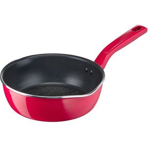 Tefal multipan 22 cm - Inductie - Frambozenrood - Antiaanbaklaag